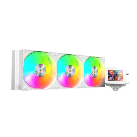 Mars Gaming ML-VISION360, Refroidissement Liquide AIO, TDP 600W, 3x Ventilateurs ARGB avec Noyau en Cuivre et Aluminium FDB, Ã‰c