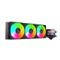 Mars Gaming ML-VISION360, Refroidissement Liquide AIO, TDP 600W, 3x Ventilateurs ARGB avec Noyau en Cuivre et Aluminium FDB, Ã‰c
