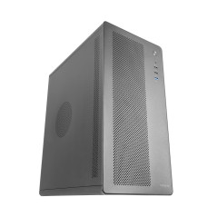 Tacens AEROM,Boîtier PC Micro-ATX,Structure Métallique Robuste,Grille Frontale,1x Ventilateur Arrière 120mm Ultra-Silencieux,Sup