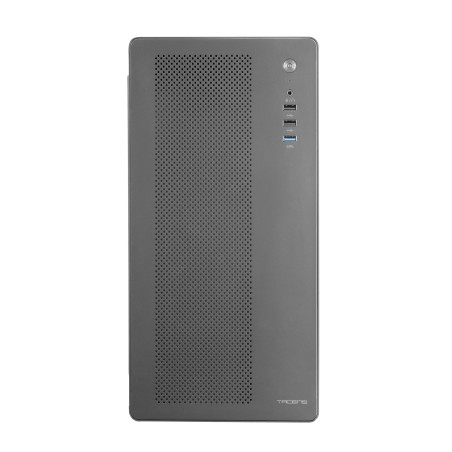 Tacens AEROM,Boîtier PC Micro-ATX,Structure Métallique Robuste,Grille Frontale,1x Ventilateur Arrière 120mm Ultra-Silencieux,Sup
