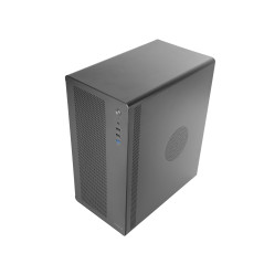 Tacens AEROM,Boîtier PC Micro-ATX,Structure Métallique Robuste,Grille Frontale,1x Ventilateur Arrière 120mm Ultra-Silencieux,Sup