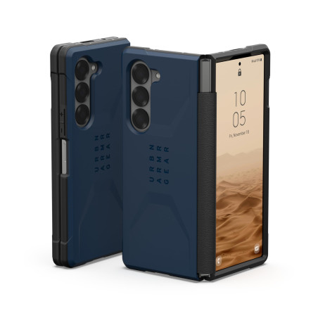 Urban Armor Gear Civilian Case pour Samsung Galaxy Z Fold 6 Housse (Officiellement certifiée Designed for Samsung, Wireless Char