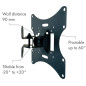 Schwaiger - LWH030011 - Support Mural pour LCD/TFT écran Plat