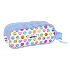 safta Smiley World Joyful - Trousse Double, Tissu Recyclable, Trousse pour Enfant, idéale pour Les Enfants d'âge Scolaire, Confo