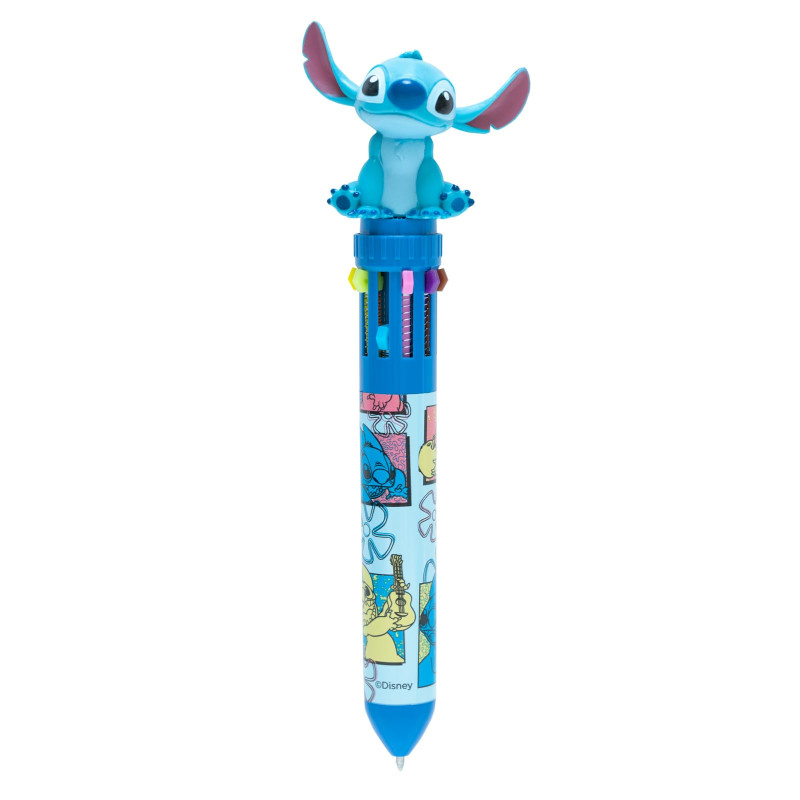 Grupo Erik - Stylo 10 couleurs en 1 Disney, Stitch | Stylo Bille Rétractable Original | Fournitures Scolaires, Cadeau Enfant, Re Grupo Erik - Stylo 10 couleurs en 1 Disney, Stitch | Stylo Bille Rétractable Original | Fournitures Scolaires, Cadeau Enfant, Re