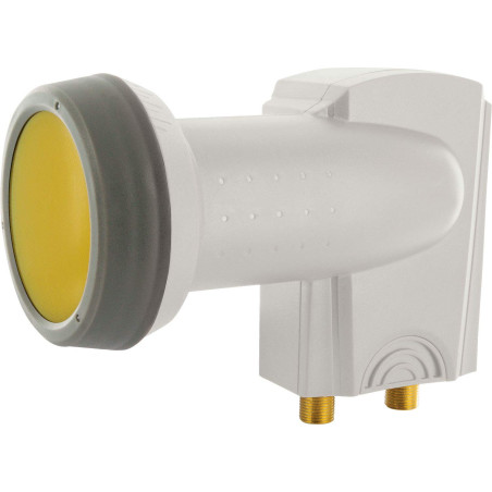 SCHWAIGER 333 Twin LNB 2 participants Sun Protect Digital LNC résistant à la Chaleur Installation Satellite Réception Sat Protec