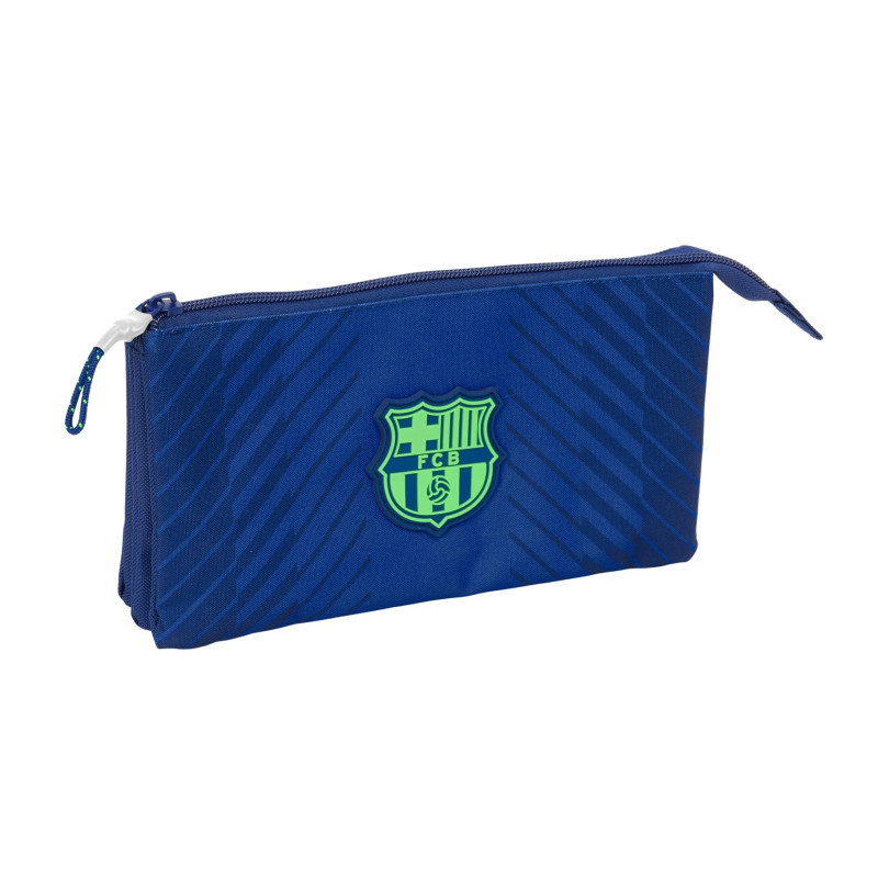 safta F.C. Barcelona Navy Blue Trousse Triple pour Enfant, idéale pour Les Enfants d'âge Scolaire, Confortable et Polyvalente, q safta F.C. Barcelona Navy Blue Trousse Triple pour Enfant, idéale pour Les Enfants d'âge Scolaire, Confortable et Polyvalente, q