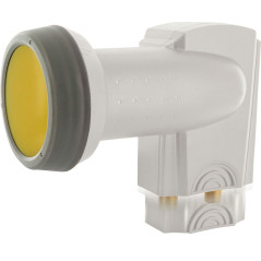 SCHWAIGER 333 Twin LNB 2 participants Sun Protect Digital LNC résistant à la Chaleur Installation Satellite Réception Sat Protec