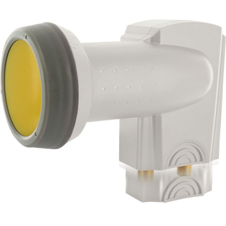 SCHWAIGER 333 Twin LNB 2 participants Sun Protect Digital LNC résistant à la Chaleur Installation Satellite Réception Sat Protec