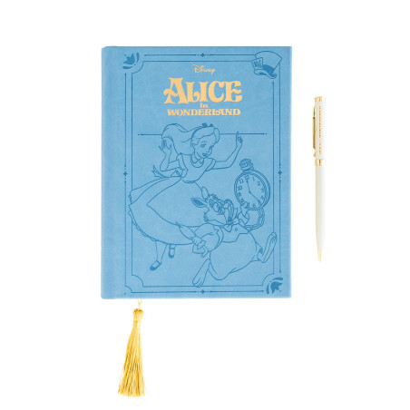 Grupo Erik - Carnet de Notes Disney, Alice au Pays des Merveilles | 400 pages lignées, avec Stylo et Marque-pages