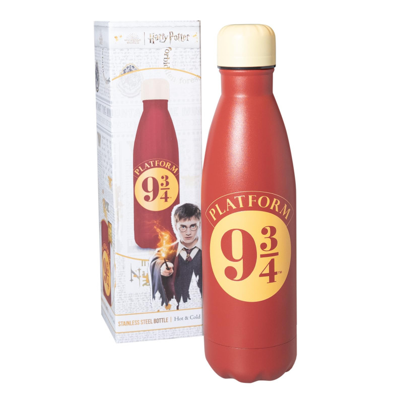 Grupo Erik - Bouteille Isotherme 500ml Harry Potter | Acier Inoxydable et Sans BPA Grupo Erik - Bouteille Isotherme 500ml Harry Potter | Acier Inoxydable et Sans BPA