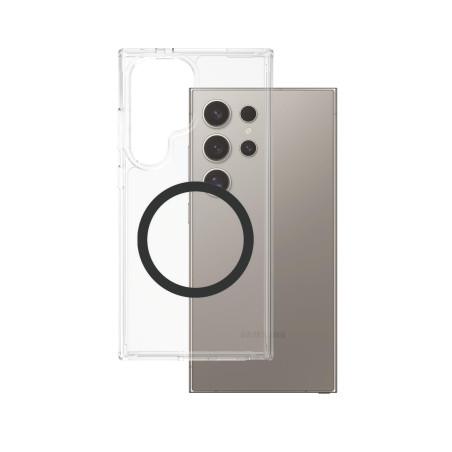 CARE BY PANZERGLASS FLAGSHIP Étui de combat urbain compatible Qi pour Samsung Galaxy S25 Ultra – Mince et résistant, anti-jaunis