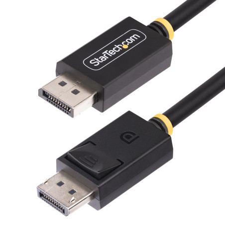 StarTech.com Câble DisplayPort 2.1 de 1m, Câble DP DP80 Certifié VESA avec UHBR20/HDR/DSC 1.2a/HDCP 2.2, 16K/8K 60Hz, 80Gbps