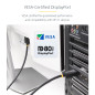 StarTech.com Câble DisplayPort 2.1 de 1m, Câble DP DP80 Certifié VESA avec UHBR20/HDR/DSC 1.2a/HDCP 2.2, 16K/8K 60Hz, 80Gbps StarTech.com Câble DisplayPort 2.1 de 1m, Câble DP DP80 Certifié VESA avec UHBR20/HDR/DSC 1.2a/HDCP 2.2, 16K/8K 60Hz, 80Gbps