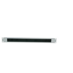 LogiLight 48,3 cm (19 ") 1HE Passe-câble avec Brosse Utilisation Gris