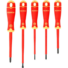 Jeu de tournevis à fente et Phillips isolés VDE BahcoFit Bahco B220.005