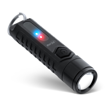 InLine® Tracker de clés compatible avec Apple Où est ? (iOS uniquement), porte-clés LED, localisateur de clés, alternative Airta