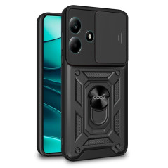 Cool Coque pour Xiaomi Redmi Note 14 5G avec Anneau Noir