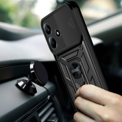Cool Coque pour Xiaomi Redmi Note 14 5G avec Anneau Noir