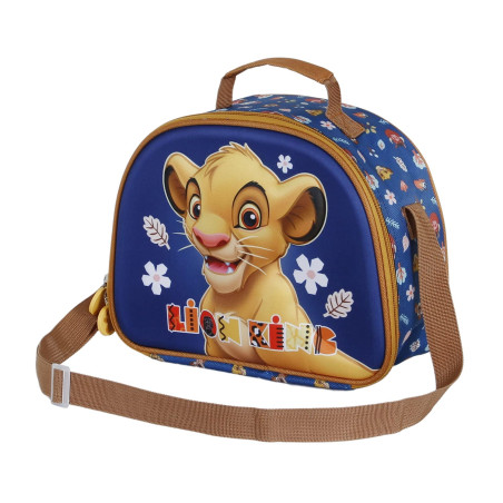 Disney Roi Lion Little Face-Sac à Goûter 3D, Bleu