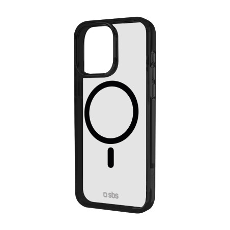 SBS Coque Mag Frame - Coque iPhone 16 Pro MagSafe pour iPhone 16 Pro - Souple et Durable, Anti-Choc Protection Anti-Rayures et P