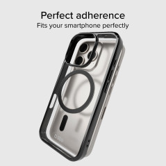 SBS Coque Mag Frame - Coque iPhone 16 Pro MagSafe pour iPhone 16 Pro - Souple et Durable, Anti-Choc Protection Anti-Rayures et P