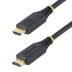 StarTech.com Câble HDMI Haut Débit de 30cm Certifié Premium, 4K 60Hz/1440p 144Hz, HDR10/HDCP 2.2/ARC, 18Gbps, Gaine TPE