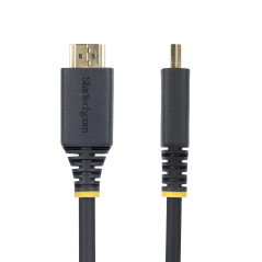 StarTech.com Câble HDMI Haut Débit de 30cm Certifié Premium, 4K 60Hz/1440p 144Hz, HDR10/HDCP 2.2/ARC, 18Gbps, Gaine TPE
