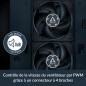 ARCTIC P9 PWM PST - Ventilateur PC, Ventilateur de boîtier PWM 92 mm avec répartiteur de câbles, optimisé pour la Pression Stati ARCTIC P9 PWM PST - Ventilateur PC, Ventilateur de boîtier PWM 92 mm avec répartiteur de câbles, optimisé pour la Pression Stati