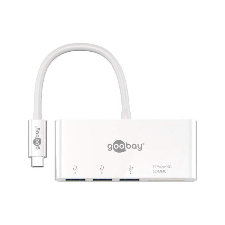 goobay 62097 Adaptateur USB-C Multiport Lecteur de Carte