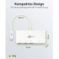 goobay 62097 Adaptateur USB-C Multiport Lecteur de Carte goobay 62097 Adaptateur USB-C Multiport Lecteur de Carte