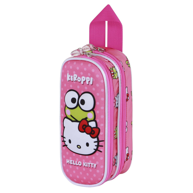 Karactermania Sanrio Hello Kitty Funny-Trousse 3D Double, Rose, 22 x 10 cm Karactermania Sanrio Hello Kitty Funny-Trousse 3D Double, Rose, 22 x 10 cm