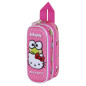 Karactermania Sanrio Hello Kitty Funny-Trousse 3D Double, Rose, 22 x 10 cm Karactermania Sanrio Hello Kitty Funny-Trousse 3D Double, Rose, 22 x 10 cm