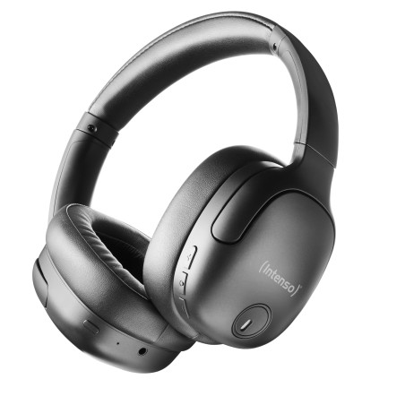 Intenso O400HA Casque Supra-auriculaire Hybride, réduction Active du Bruit, jusqu'à 75 Heures d'autonomie et Bluetooth 5.3, avec