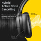 Intenso O400HA Casque Supra-auriculaire Hybride, réduction Active du Bruit, jusqu'à 75 Heures d'autonomie et Bluetooth 5.3, avec Intenso O400HA Casque Supra-auriculaire Hybride, réduction Active du Bruit, jusqu'à 75 Heures d'autonomie et Bluetooth 5.3, avec