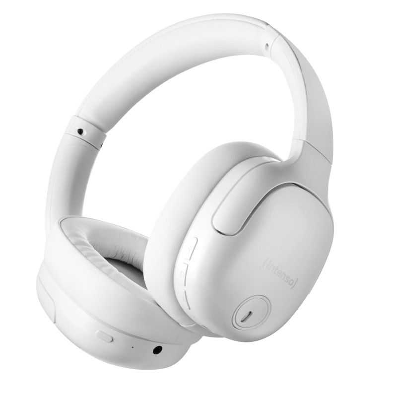 Intenso O400HA Casque Supra-auriculaire Hybride, réduction Active du Bruit, jusqu'à 75 Heures d'autonomie et Bluetooth 5.3, avec Intenso O400HA Casque Supra-auriculaire Hybride, réduction Active du Bruit, jusqu'à 75 Heures d'autonomie et Bluetooth 5.3, avec
