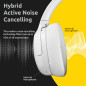 Intenso O400HA Casque Supra-auriculaire Hybride, réduction Active du Bruit, jusqu'à 75 Heures d'autonomie et Bluetooth 5.3, avec Intenso O400HA Casque Supra-auriculaire Hybride, réduction Active du Bruit, jusqu'à 75 Heures d'autonomie et Bluetooth 5.3, avec