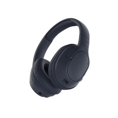 Belkin SoundForm Surround Casque Bluetooth sans Fil (ENC, Circum-aural avec 60h d'autonomie, Oreillettes Douces au Toucher, pour