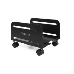 TooQ UMCS0004-B - Support au sol avec roues pour CPU, métallique, jusqu’à 10 kg de poids, supporte les tours entre 119mm et 209m