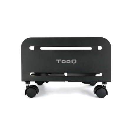 TooQ UMCS0004-B - Support au sol avec roues pour CPU, métallique, jusqu’à 10 kg de poids, supporte les tours entre 119mm et 209m