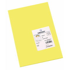 CANSON Iris Vivaldi - Paquet 50 feuilles de papier couleur A4 - 185g/m² - Vert lime