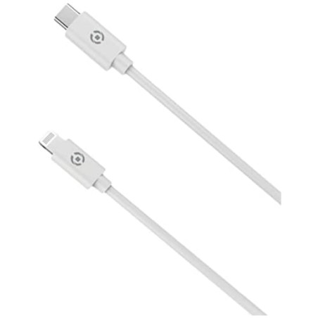 CELLY CABLE TIPO C A LIGHTNING 2M BLANCO