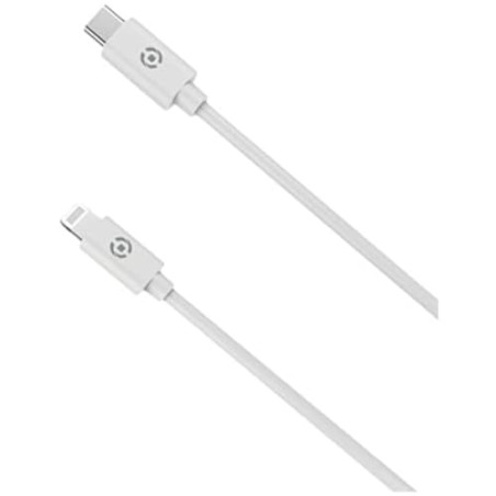 CELLY CABLE TIPO C A LIGHTNING 2M BLANCO
