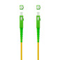 Nanocable 10.20.0003 - Câble fibre optique pour routeur SC/APC vers SC/APC monomode simplex LSZH, couleur jaune, 3 m Nanocable 10.20.0003 - Câble fibre optique pour routeur SC/APC vers SC/APC monomode simplex LSZH, couleur jaune, 3 m