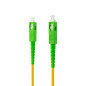 Nanocable 10.20.0003 - Câble fibre optique pour routeur SC/APC vers SC/APC monomode simplex LSZH, couleur jaune, 3 m Nanocable 10.20.0003 - Câble fibre optique pour routeur SC/APC vers SC/APC monomode simplex LSZH, couleur jaune, 3 m