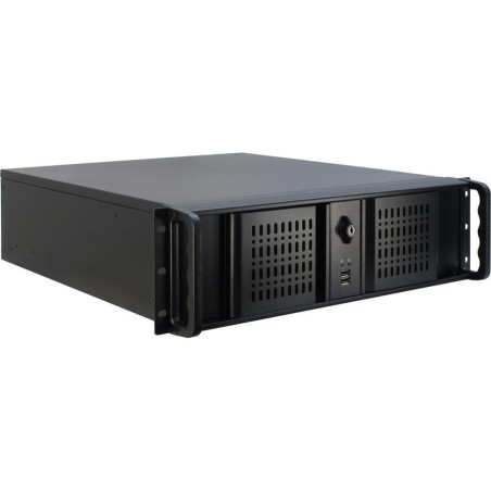 Inter-Tech 3U-3098-S Support Noir