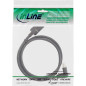InLine® Câble DisplayPort 1.4, 8K4K, coudé vers le haut, noir/or, 1 m InLine® Câble DisplayPort 1.4, 8K4K, coudé vers le haut, noir/or, 1 m