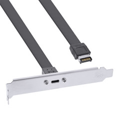 InLine® Façade Frontale USB Type C vers USB 3.1 Key-A Interne 0,3 m