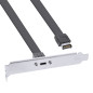InLine® Façade Frontale USB Type C vers USB 3.1 Key-A Interne 0,3 m InLine® Façade Frontale USB Type C vers USB 3.1 Key-A Interne 0,3 m