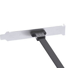 InLine® Façade Frontale USB Type C vers USB 3.1 Key-A Interne 0,3 m